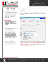 AP Document Maintenance Plus Brochure
